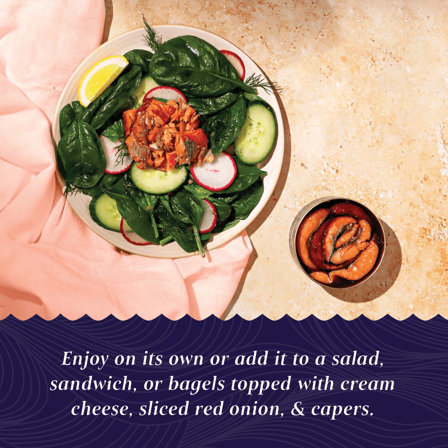 Hand Smoked Wild Alaska Coho Salmon 3.5oz Can