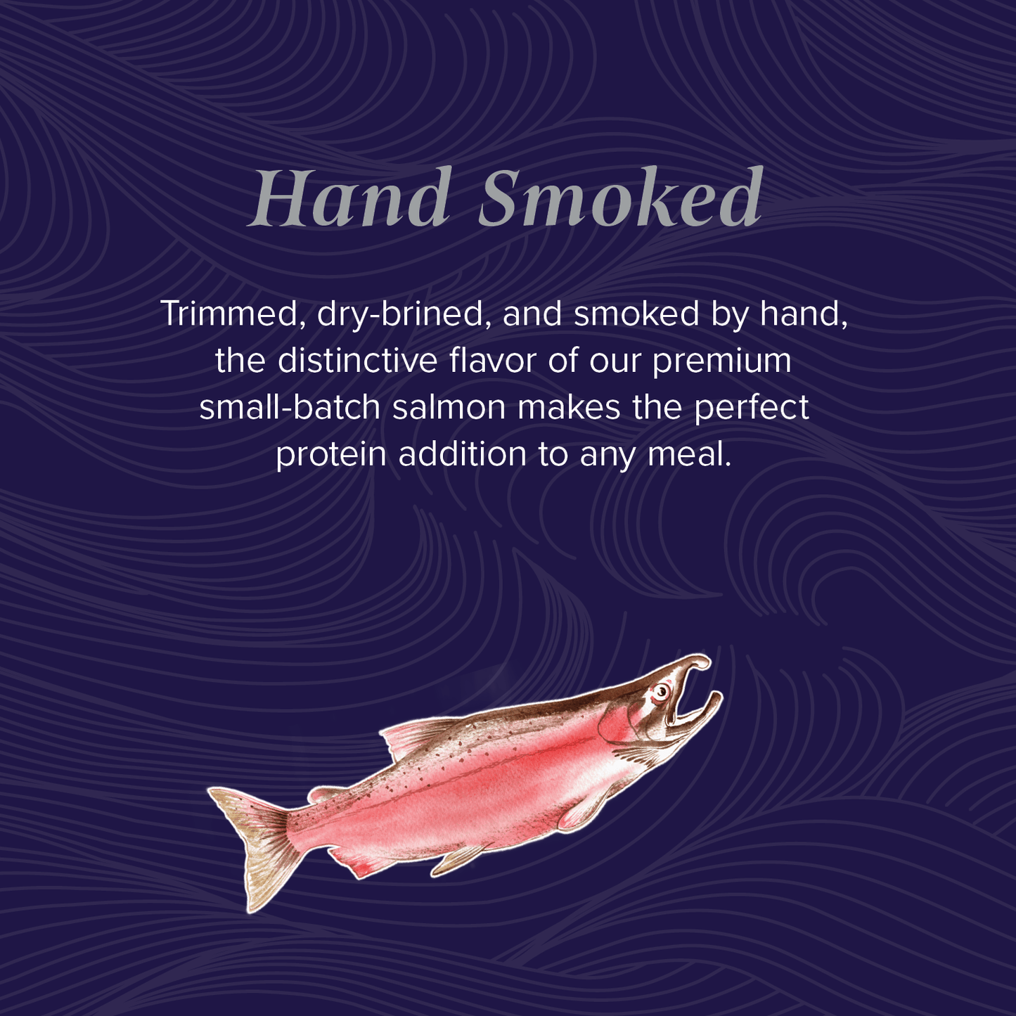 Hand Smoked Wild Alaska Coho Salmon 3.5oz Can