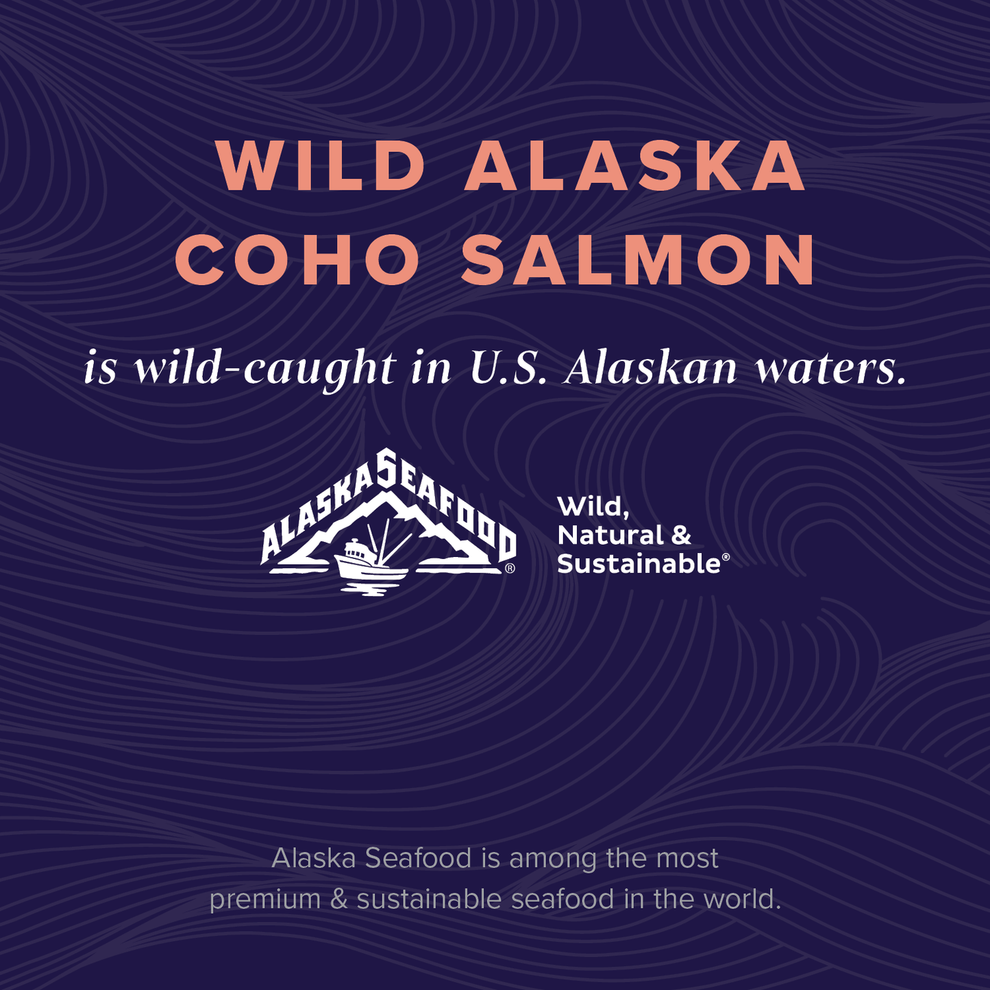 Hand Smoked Wild Alaska Coho Salmon 3.5oz Can