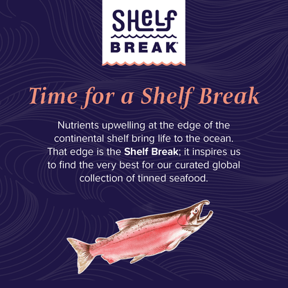 Hand Smoked Wild Alaska Coho Salmon 3.5oz Can