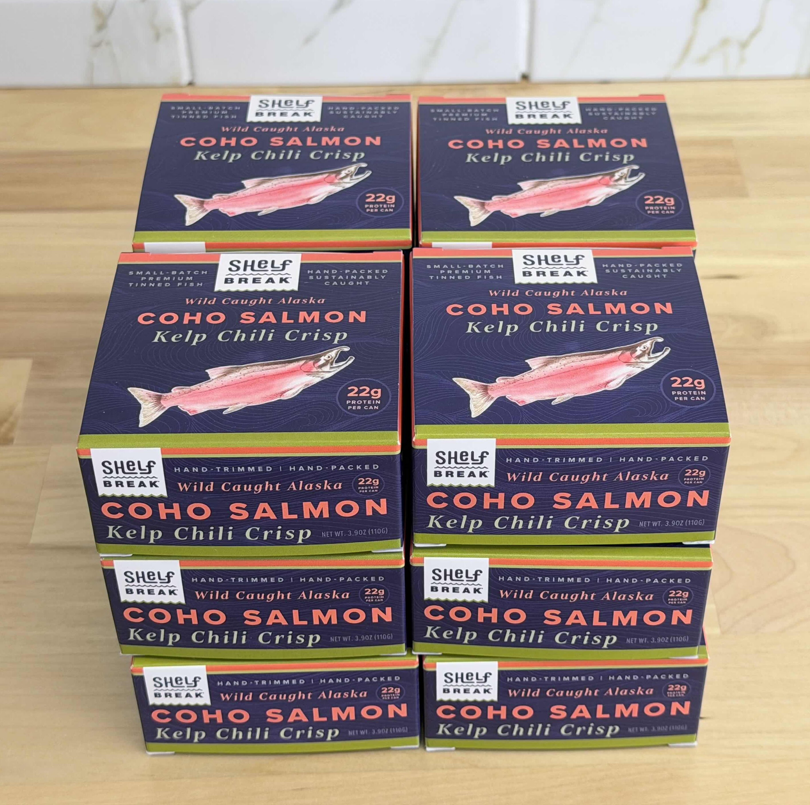 Kelp Chili Crisp Wild Alaska Coho Salmon 3.9oz Can (case of 12) – Shelf ...